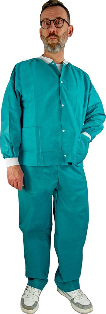 Einweg-Thermojacke, Janmed Bereichskleidung, grün, Produktbild 6
