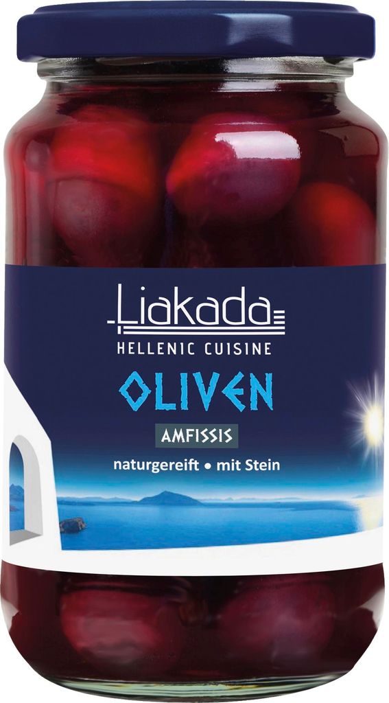 Olives noires Liakada extra larges ATG 200g Image du produit 
