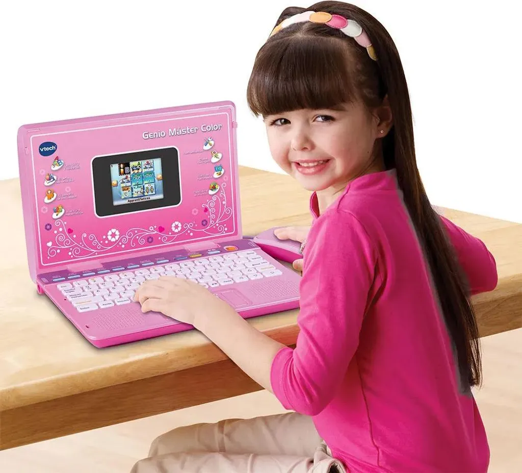 Ordinateur éducatif portable pour enfant rose : le Vtech Genius Kid - 5