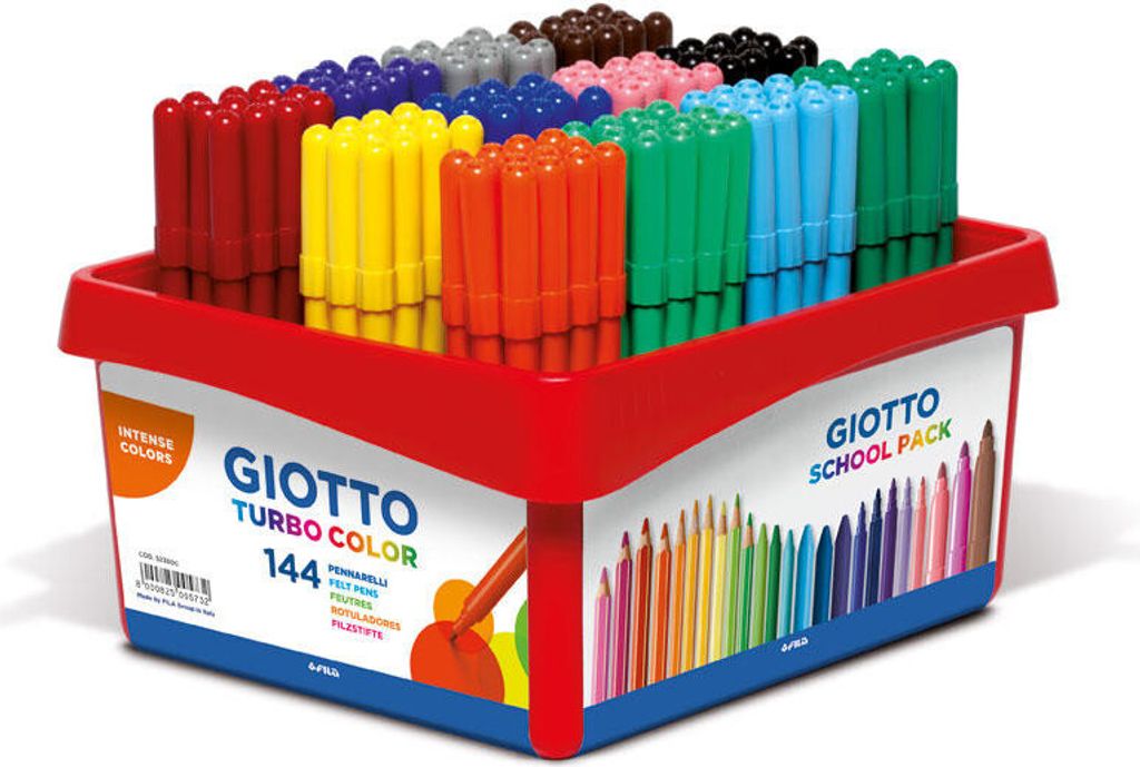 Giotto Turbo Color marcatore Multicolore 144 pz Immagine del prodotto 