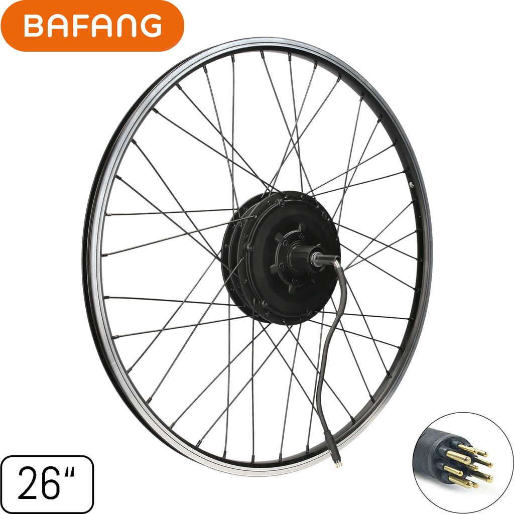 Bafang | H620 Nabenmotor G040 (eingespeicht) Hinterrad 36V 250W, Schraubkranz, 26 Zoll