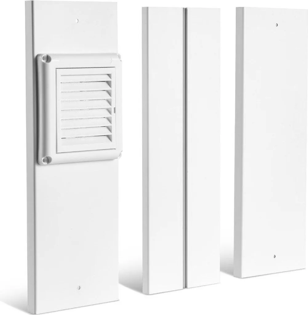 Kit Fenêtre pour Conduit de Sécheuse 102mm - Adaptateur Fenêtre Coulissante