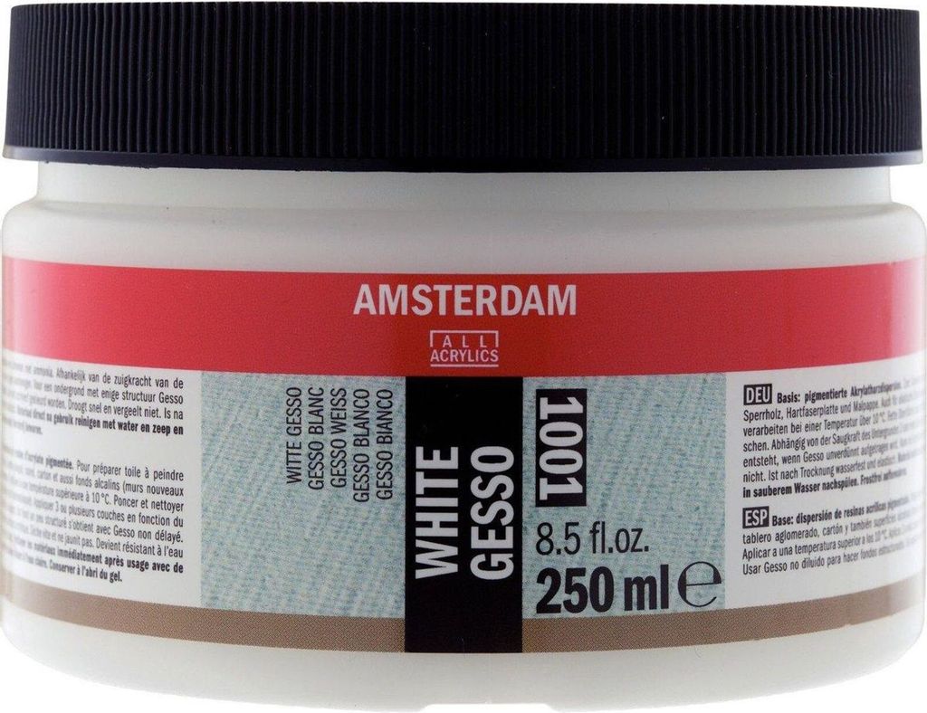 Royal Talens Gesso weiß Malgrund 250 ml - Grundierung für Künstler