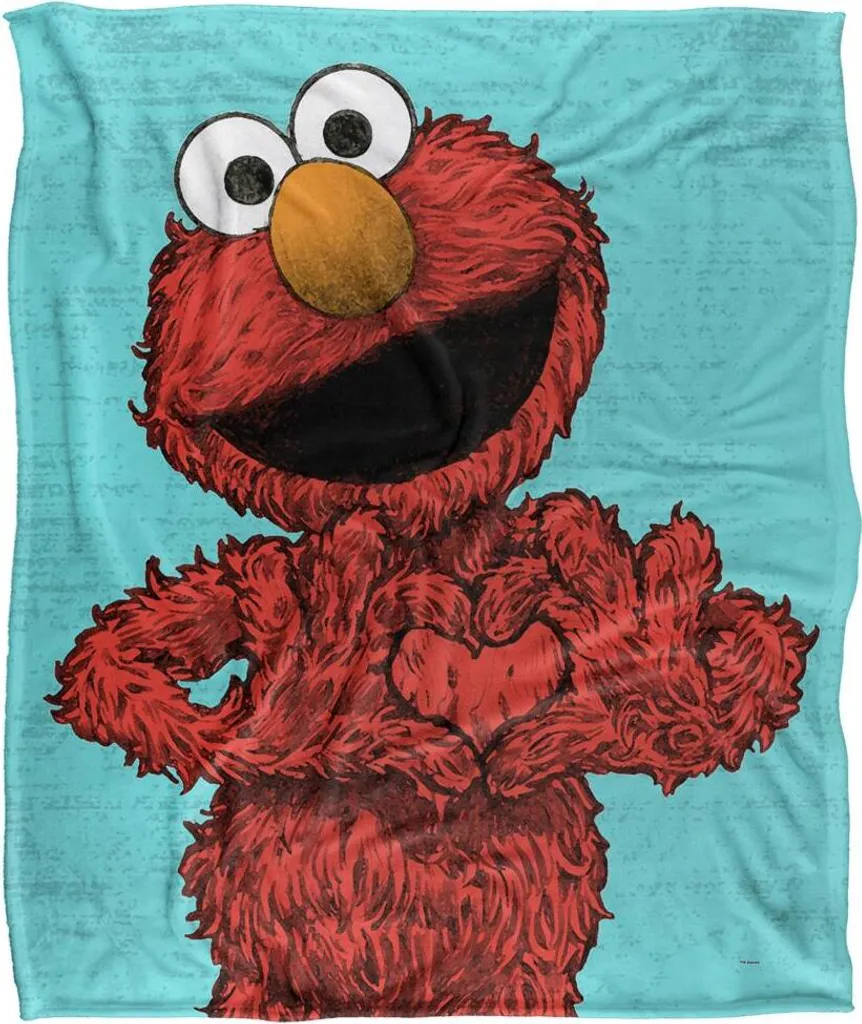Couverture Chaude Sesame Street TV18502 pour Soirées d'Hiver au Sec
