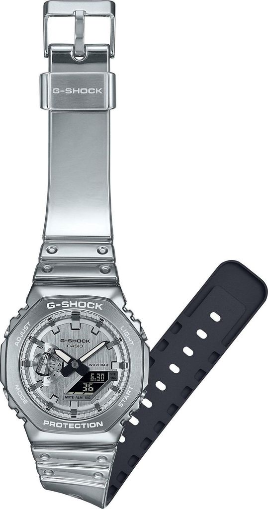 Casio G-Shock G-Steel GM700-1A – Orologio Analogico-digitale Uomo – Cassa In Metallo Argento – Resistente E Sportivo - 5