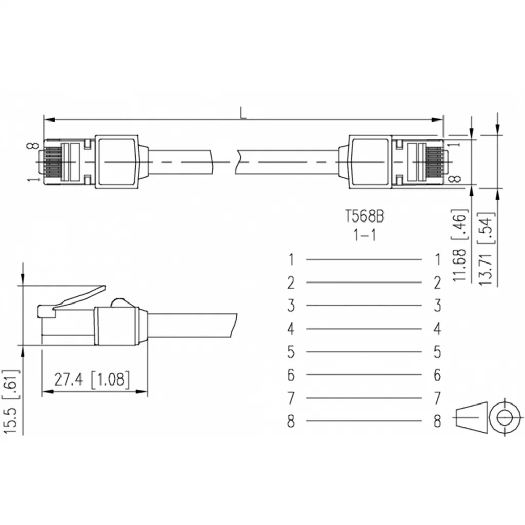 BTR NETCOM Cat.6 Ultraflex500 - 2