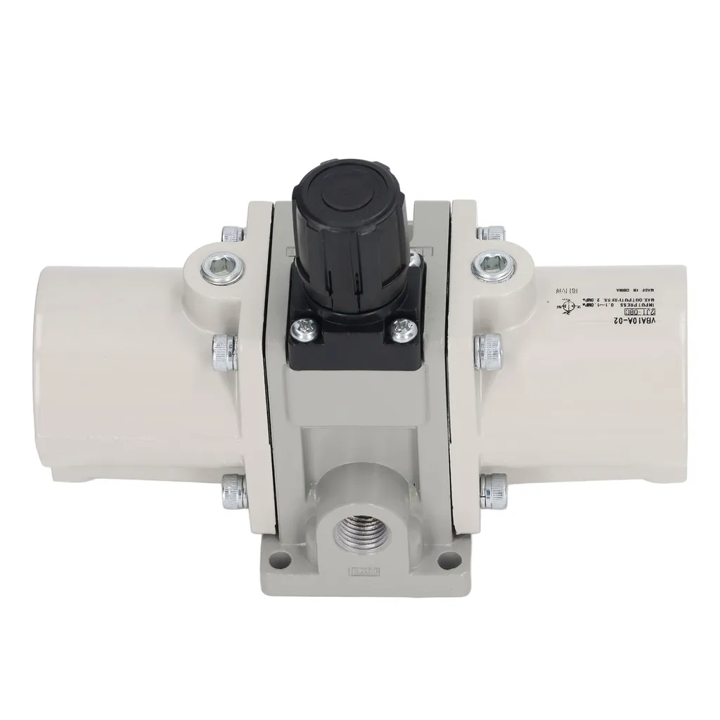 Valve d'augmentation de pression d'air robuste avec affichage analogique