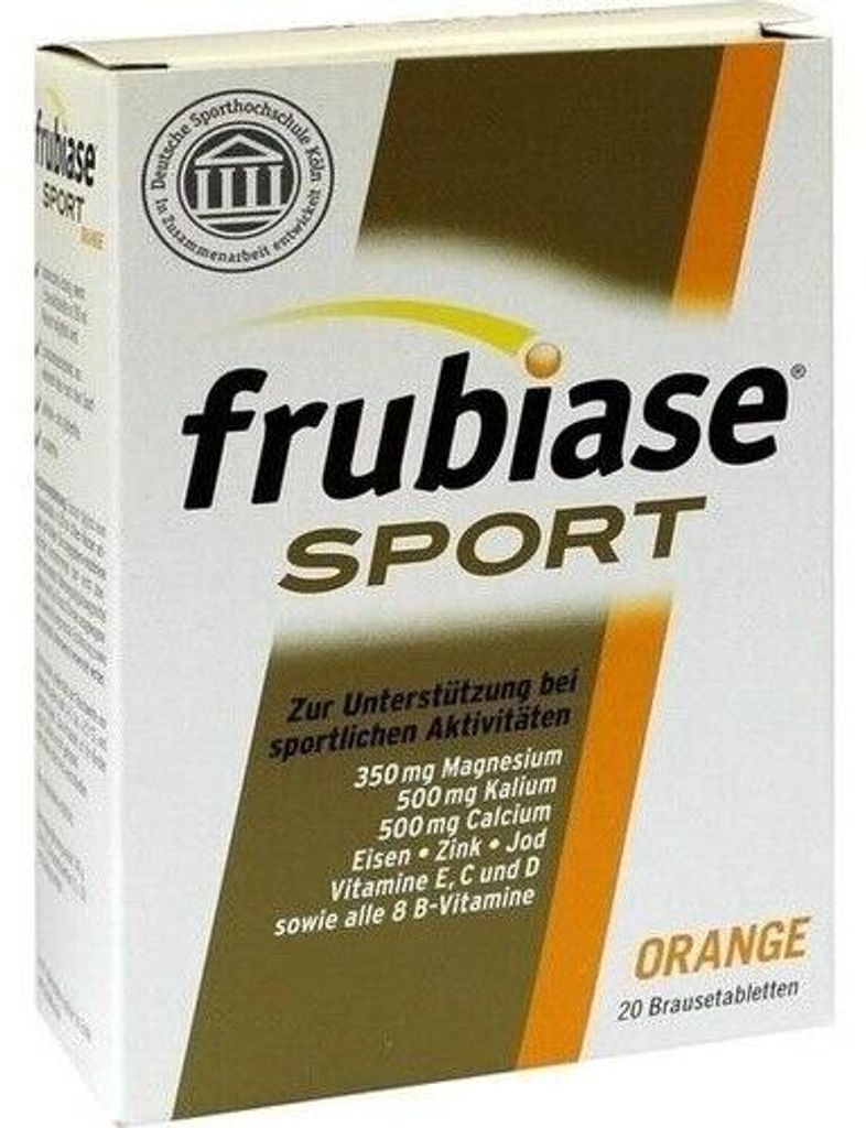 frubiase Sport Orange tabletki musujące, 20 tabletek Zdjęcie produktu 