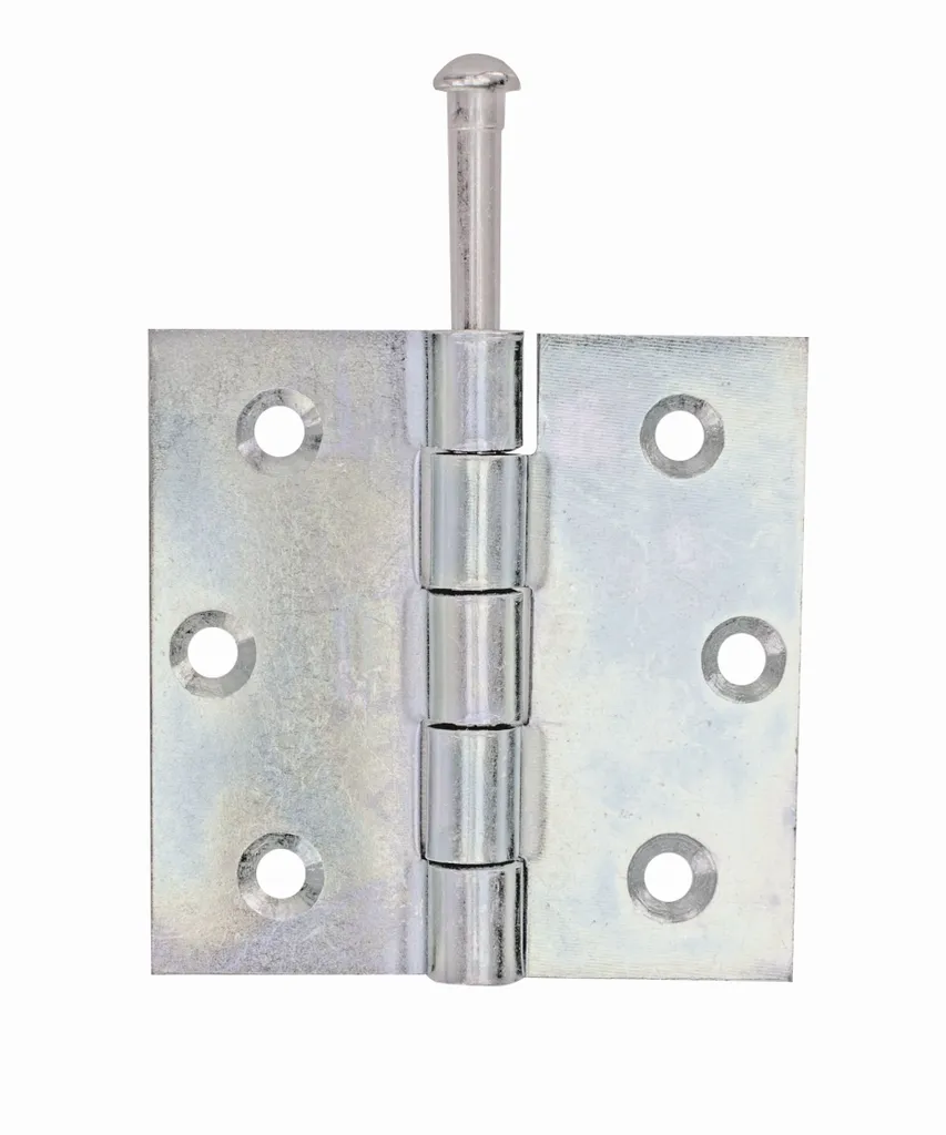 Charnière carrée robuste 76x76 mm finition bichromatée Alberts lot de 25