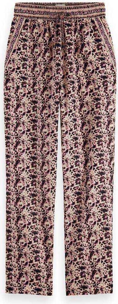 Scotch & Soda Block Print Beach Hosen Braun L Frau Braun L