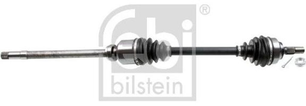 FEBI BILSTEIN 182628 Antriebswelle OE 3273LR kompatibel mit Berlingo, C4er, C4, Partner