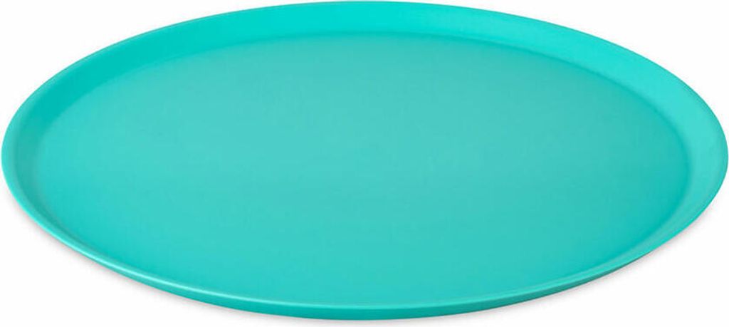 koziol NORA, Assiette plate, Ronde, Plastique, Bleu, NORA, Image du produit 