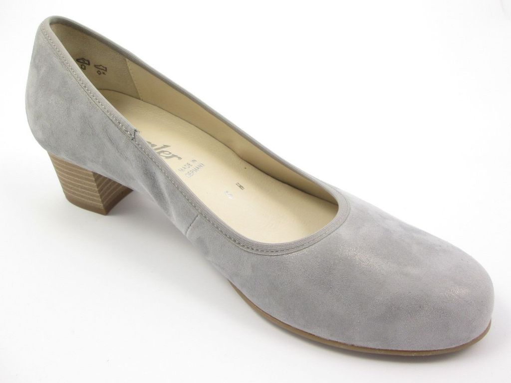 Semler Damen Pumps, Trotteur bequem beige Gr. 7