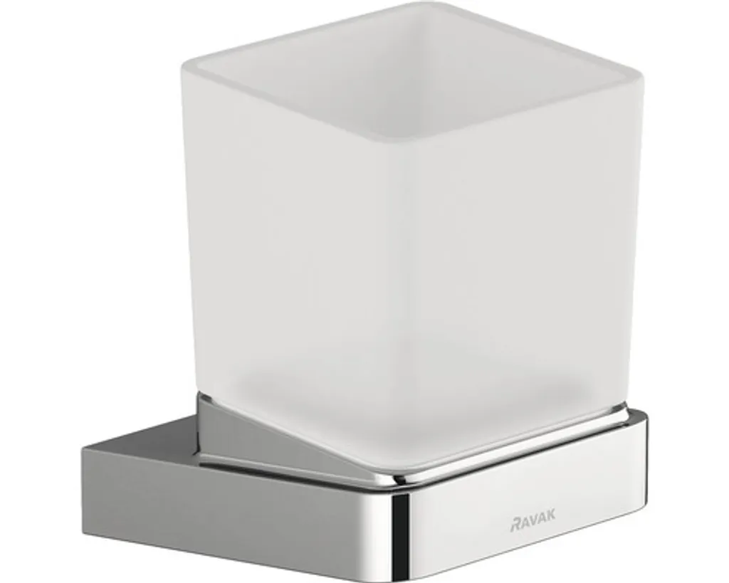 Porte-gobelet mural RAVAK 10° X07P321 : organisez votre lavabo avec style