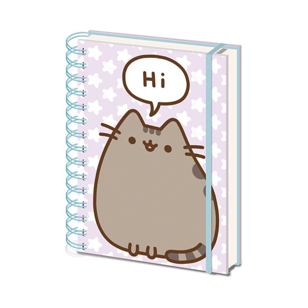 Pusheen Says A5 Spiral Notebook Hi 21 x 15 cm
