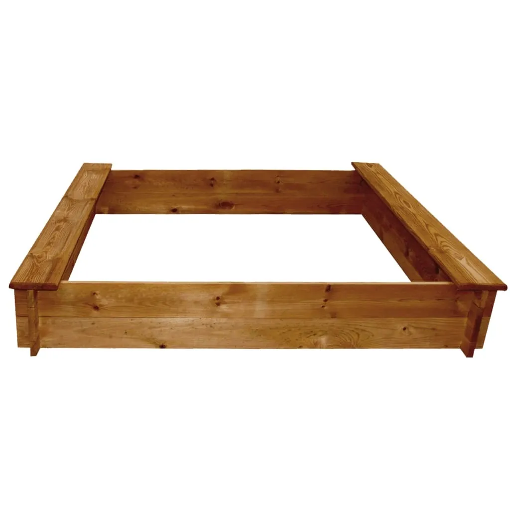 Sabbiera quadrata in legno - 3