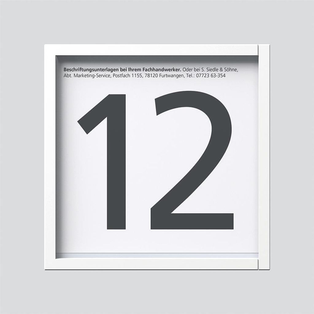 SIEDLE Infomodul ws 99x99x26mm IM612-0W