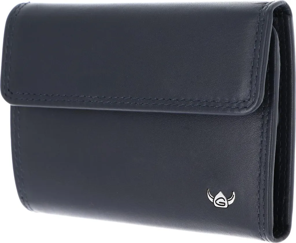Golden Head Polo 5150 Marineblau: Portachiavi in Pelle Nappa Blu Scuro