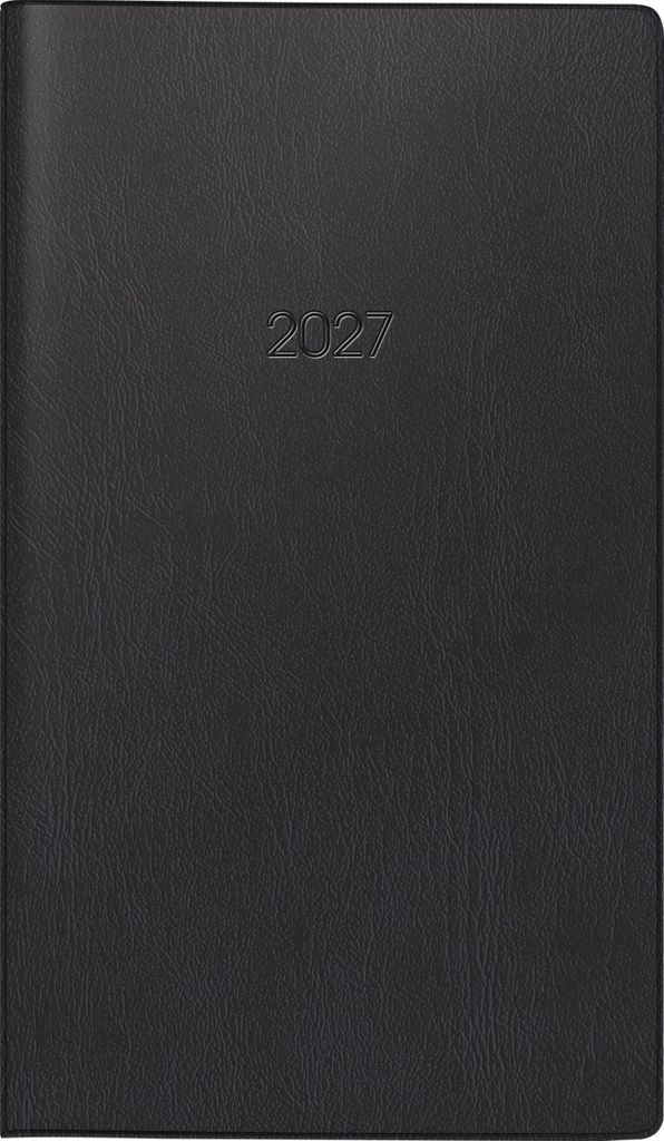 2027 Glocken Faltkalender 9x15cm sw 2S/1M Produktbild 