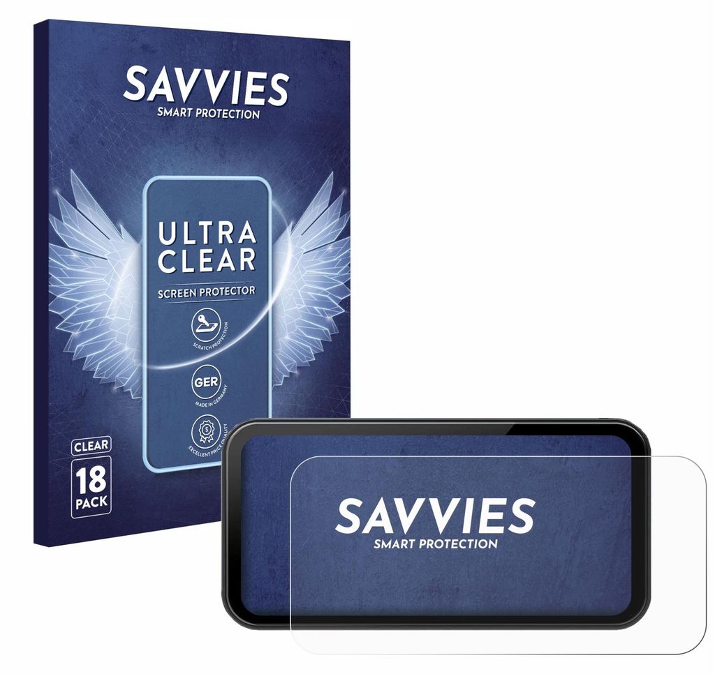 18x Für Wonsidary W622 6.25" Schutzfolie Savvies Displayschutz Display Schutz Folie Klar Transparent
