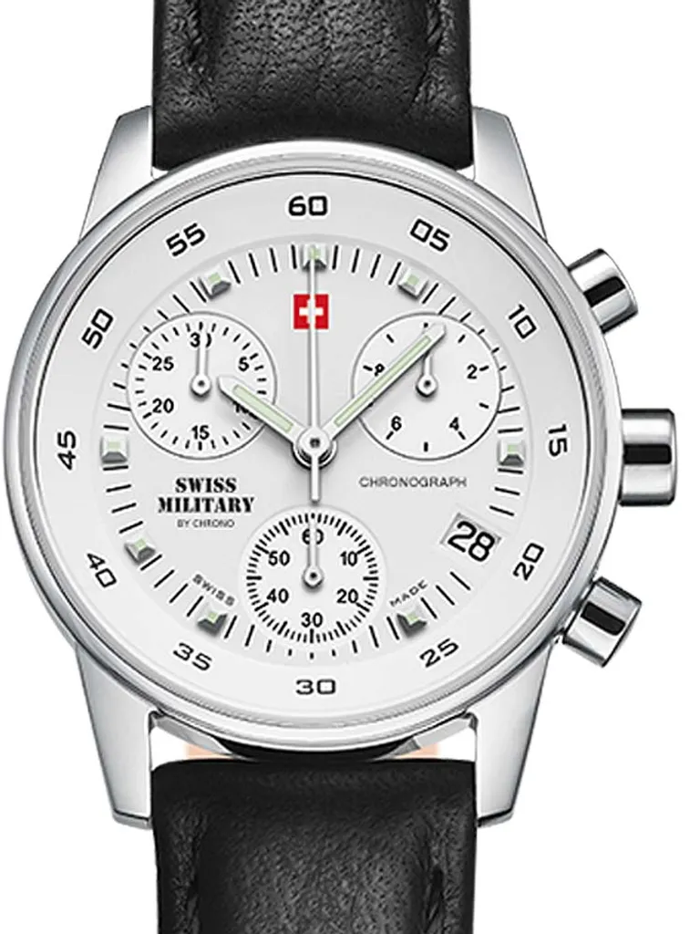 Montre Analogique Femme Swiss Military SM34013.04 avec Bracelet Acier