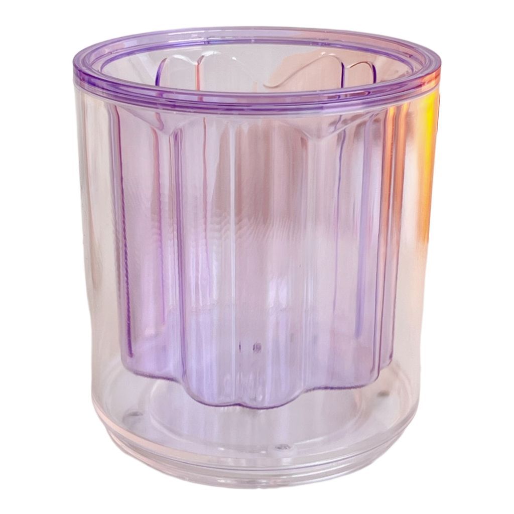 Stifthalter transparent mit großer Kapazität rotatierbarer kreativer Form hohe Haltbarkeit Hellfarbene Farbe Acryl Allzwecke Desktop-Stiftspeiche...