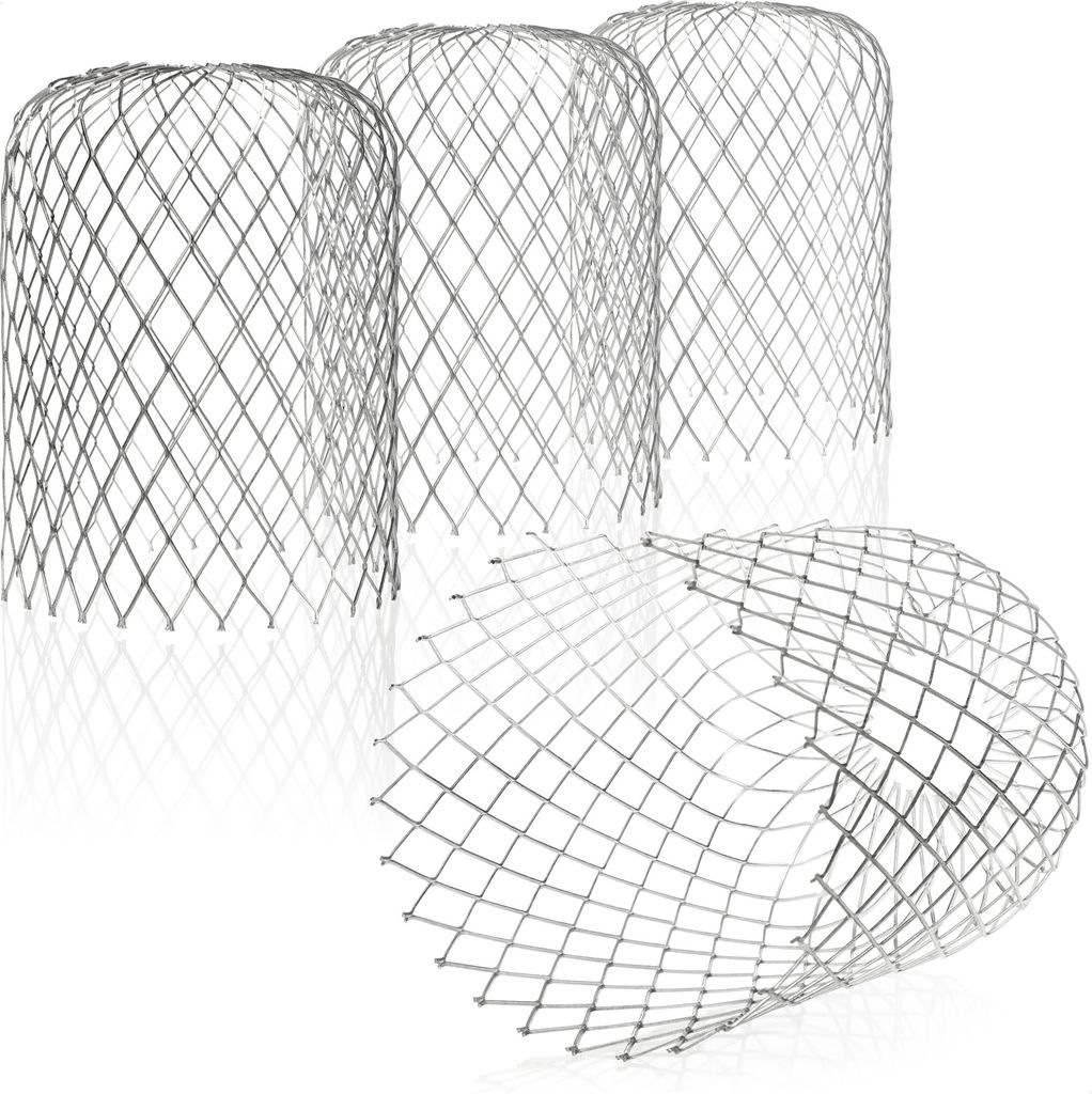 com-four® 4x Dachrinnenschutz für Fallrohre, Fallrohrschutz Produktbild 