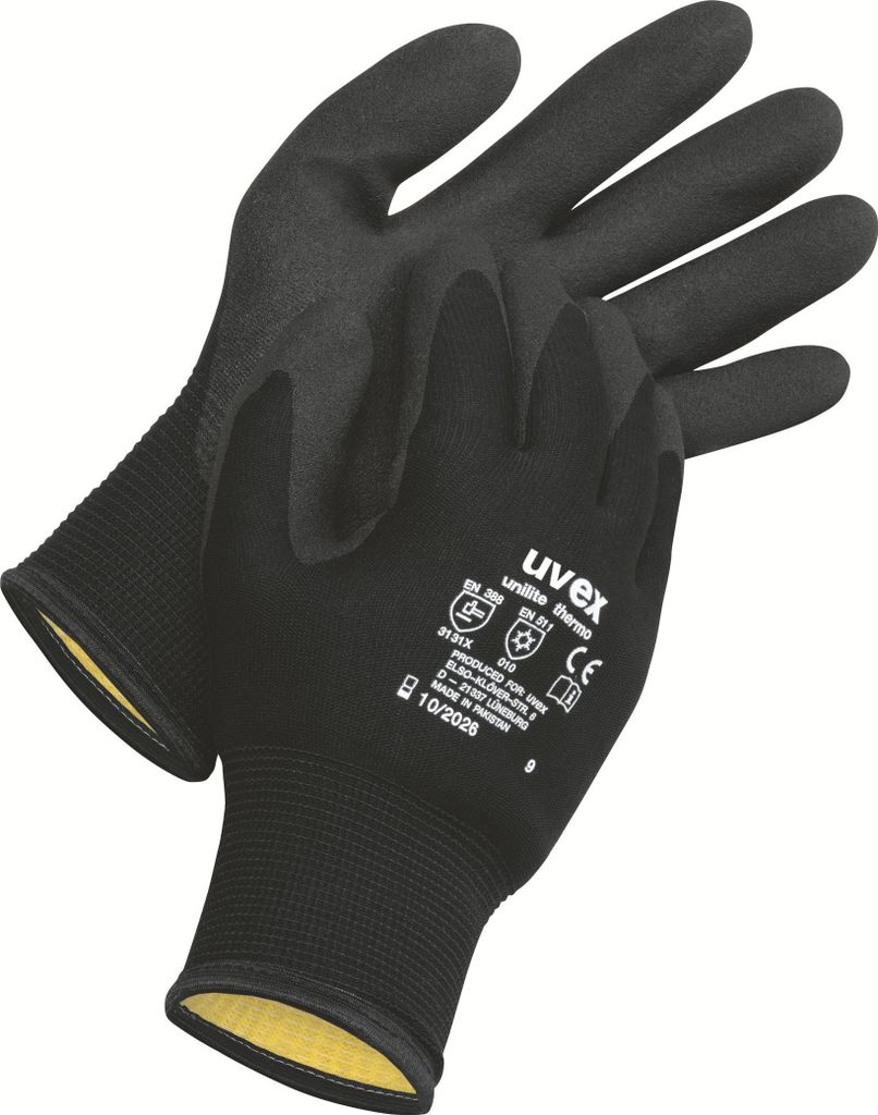 Uvex/ Unilite Thermo Schutzhandschuhe Größe 8