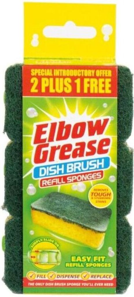 Zestaw szczotek do mycia naczyń Elbow Grease | - 3 sztuki - Zdjęcie produktu 