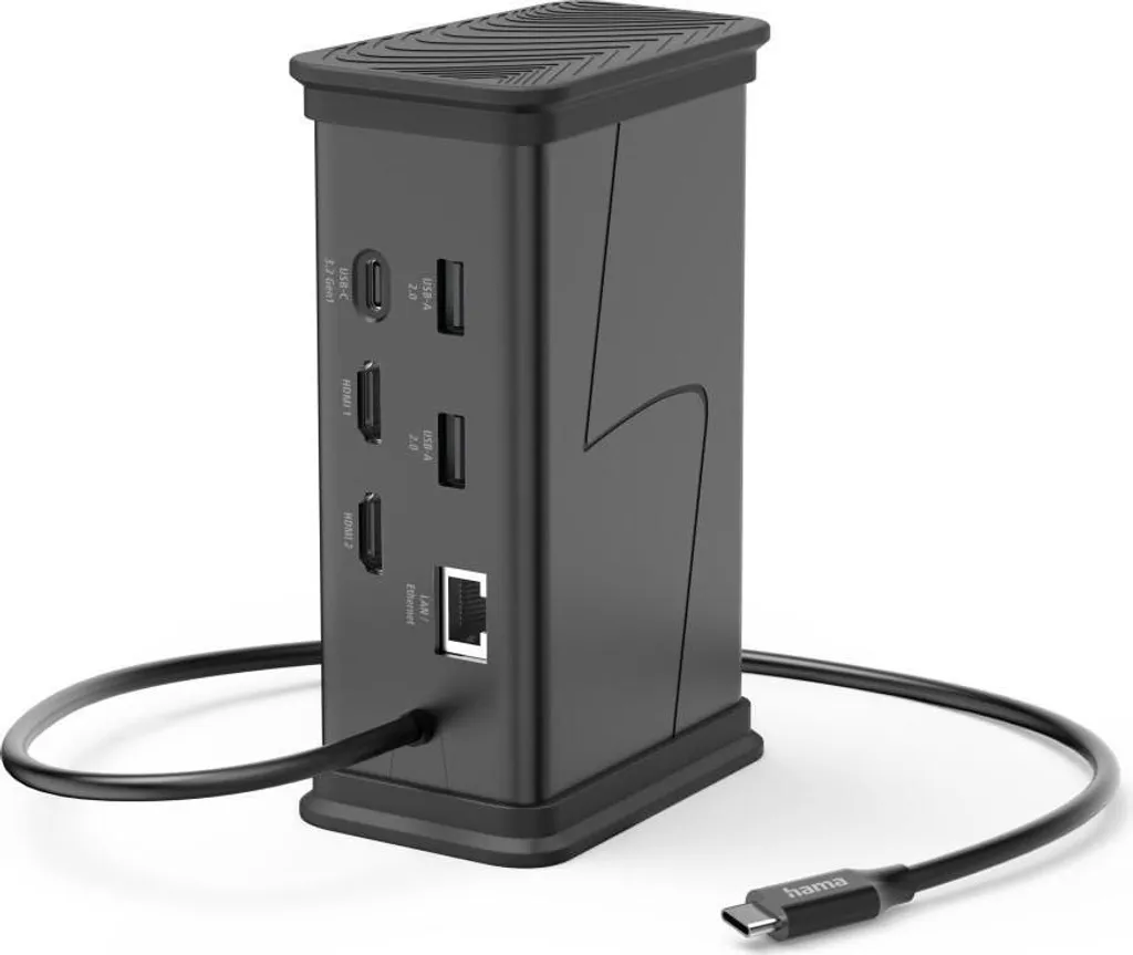 Docking Station USB-C 9 in 1: Doppia HDMI 4K e LAN Gigabit LAN