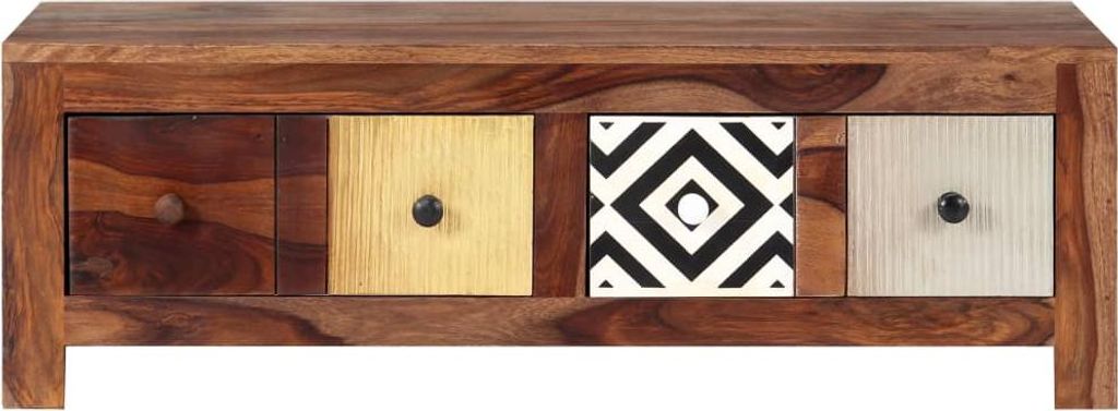 vidaXL Couchtisch 90x50x30 cm Massivholz Akazie