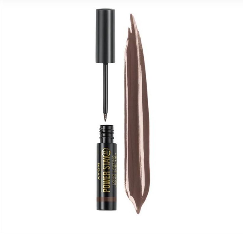 AVON Power Stay Flüssiger Eyeliner Chocolate Brown