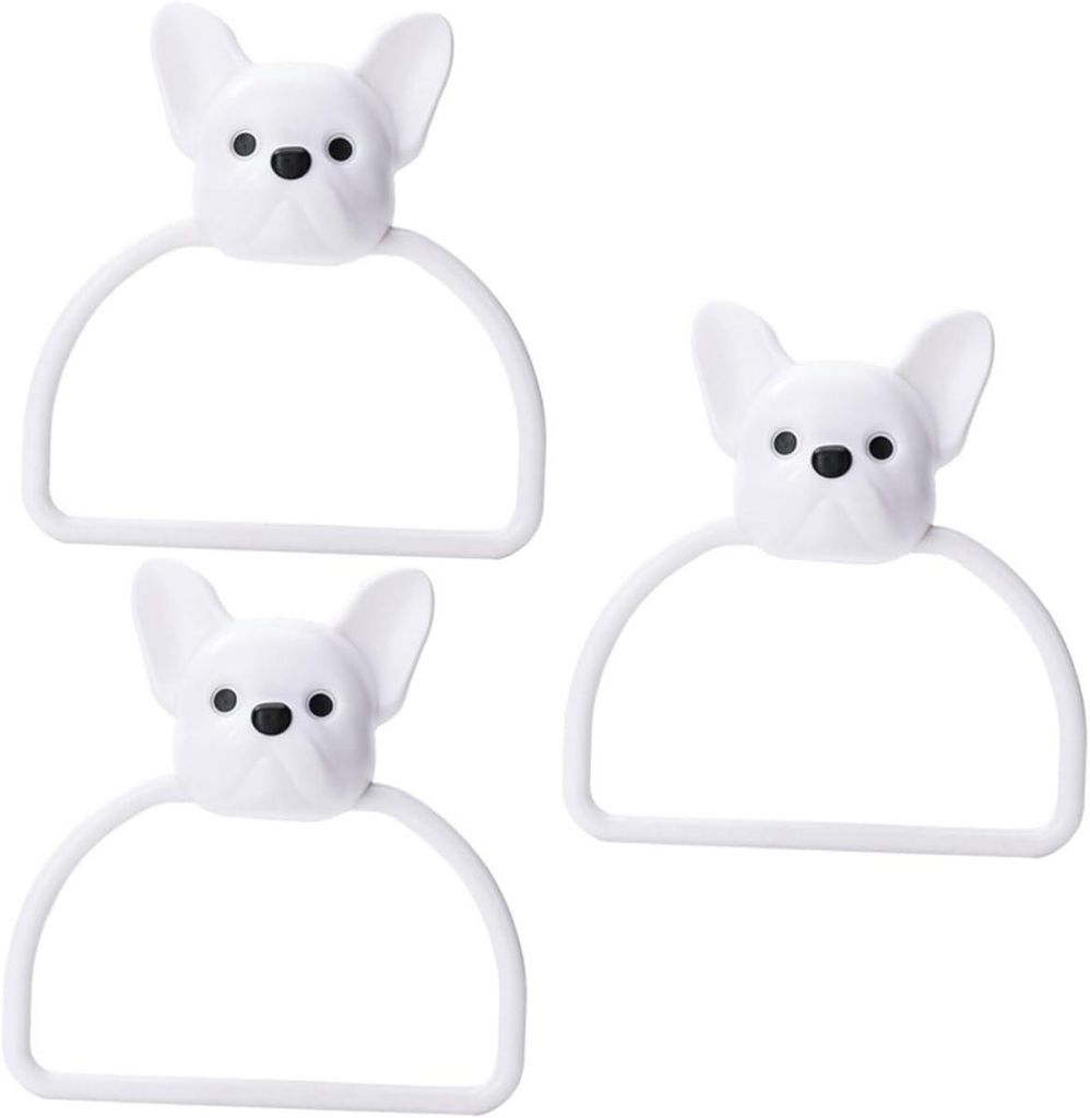 Set mit 3 eleganten, wandmontierten Handtuchhaltern, einfach zu installieren und sehr langlebig für Bad und Küche