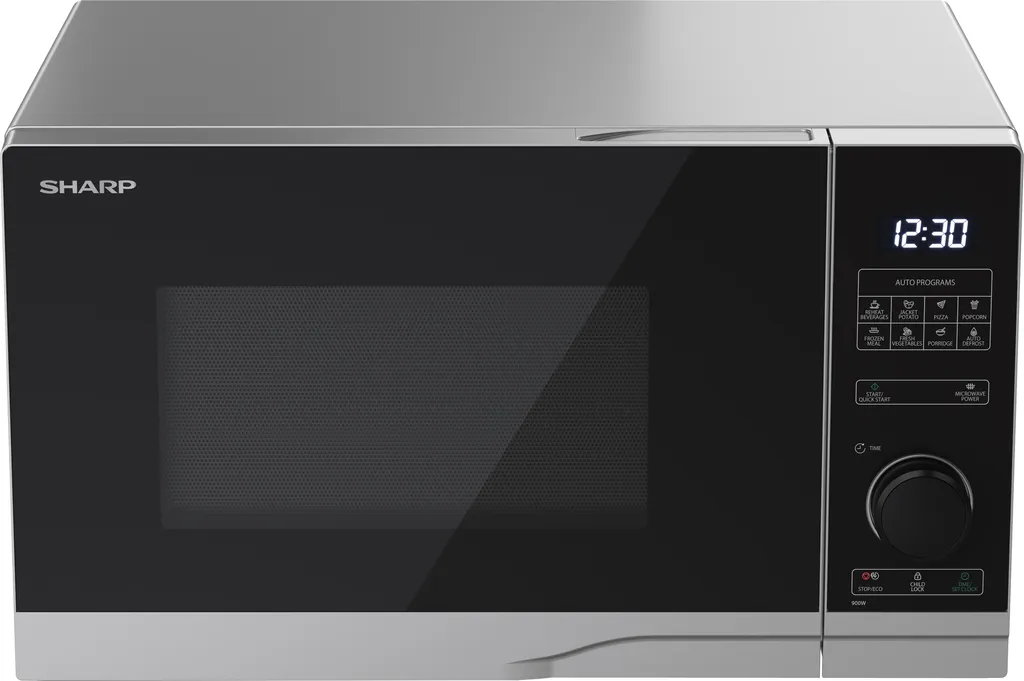 Sharp YC-PS234AE-S Mikrowelle 23L Argent - Micro-ondes performant - 11