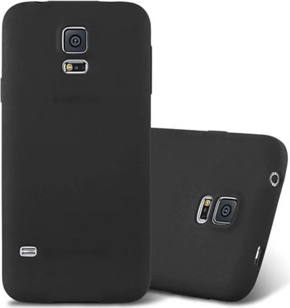 Cadorabo Cover Samsung Galaxy S5 / S5 Neo - Custodia TPU Nero Opaco