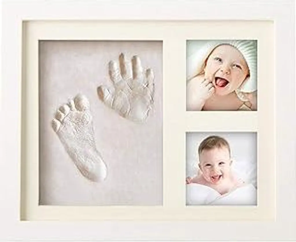 OFFERTA Kit Impronte Neonato e Animali - Cornice Legno Massiccio