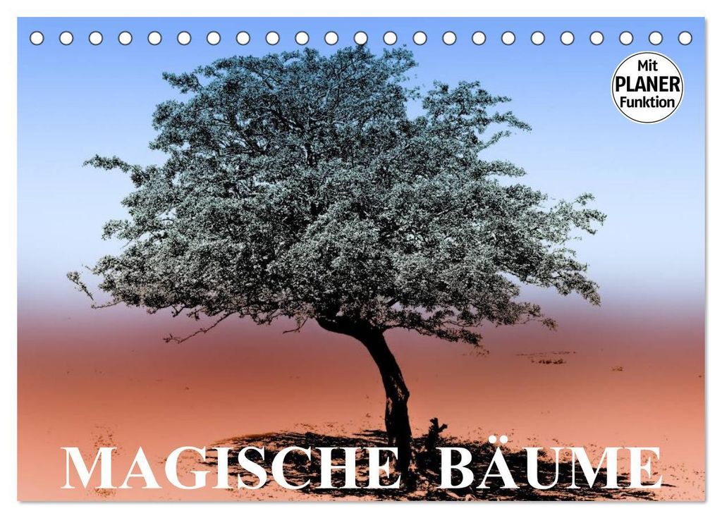 Magische Bäume (Tischkalender 2027 DIN A5 quer), CALVENDO Monatskalender