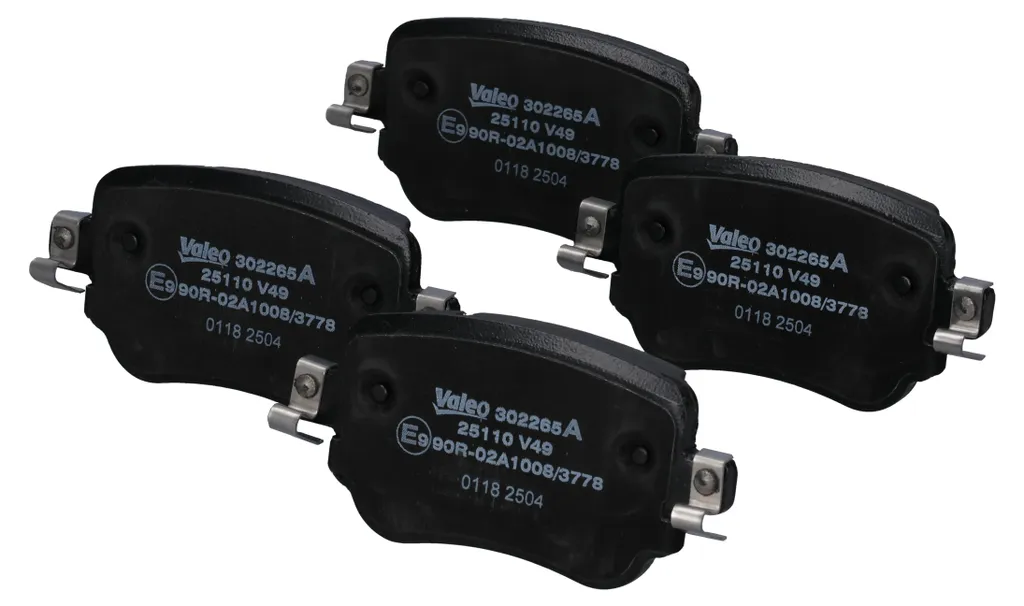 Plaquettes de frein VALEO 302265A haute performance pour VW SHARAN