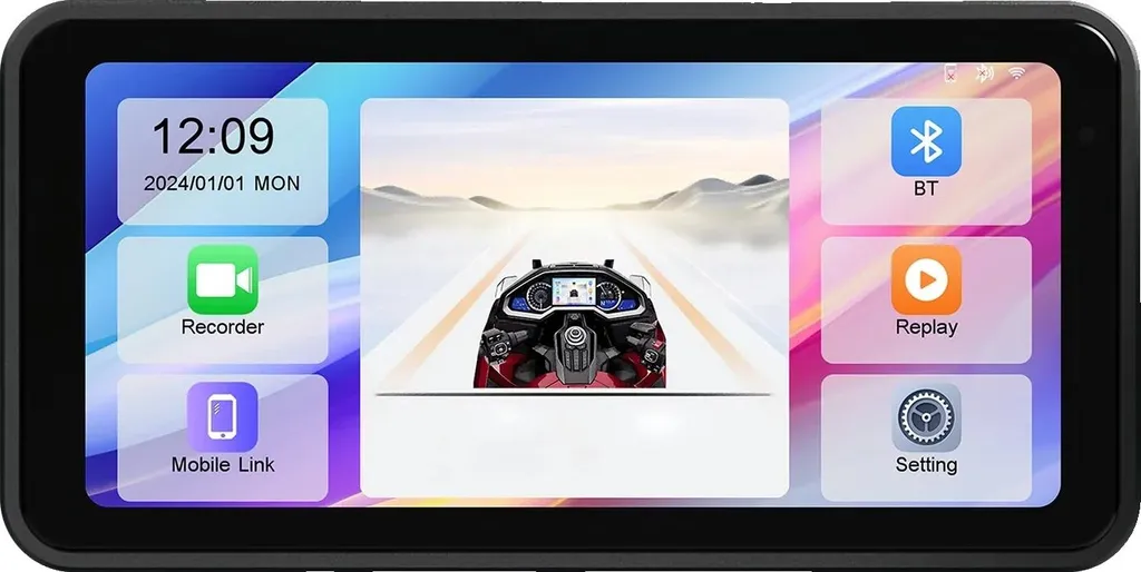 Caméra de sécurité moto WiFi 5G - DVR 1080P pour trajets et voyages