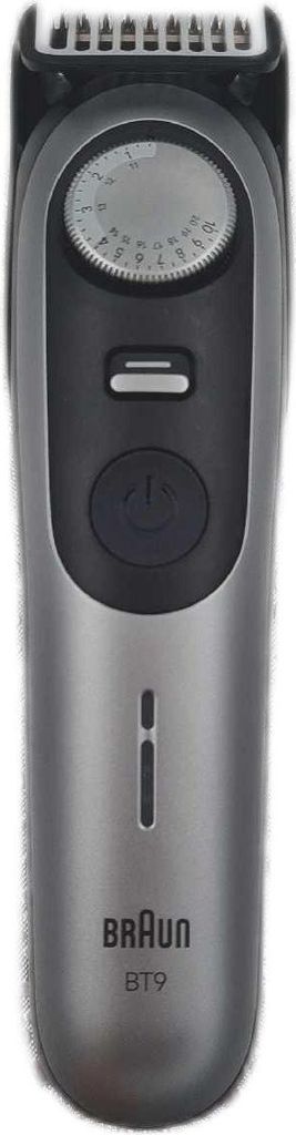Braun BeardTrimmer 9 BT9520, Zmywalny, Bateria, Czarny, Zdjęcie produktu 