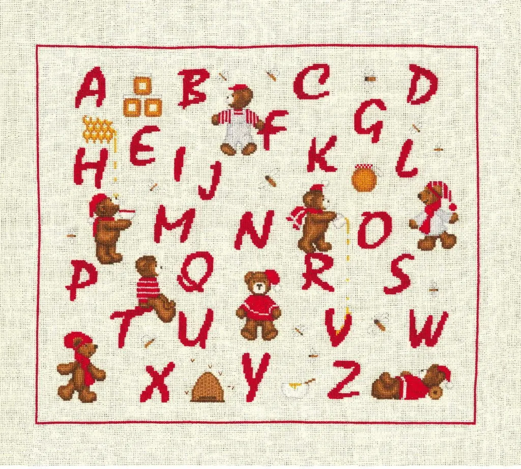 Kit Punto Croce Orsetti Le Bonheur des Dames 35x30 DIY Trendy