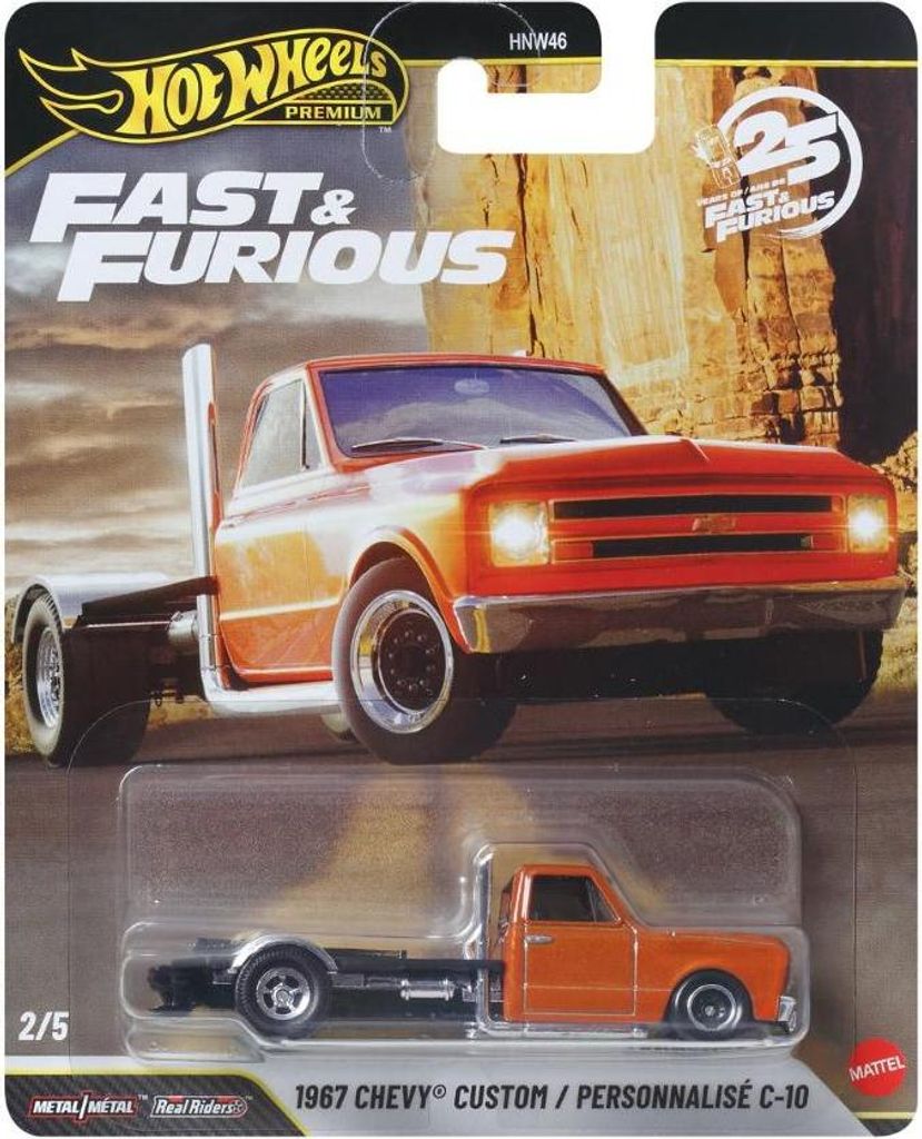 Hot Wheels 2026 Fast & Furious 25° Anniversario 2/5 Chevy Immagine del prodotto 