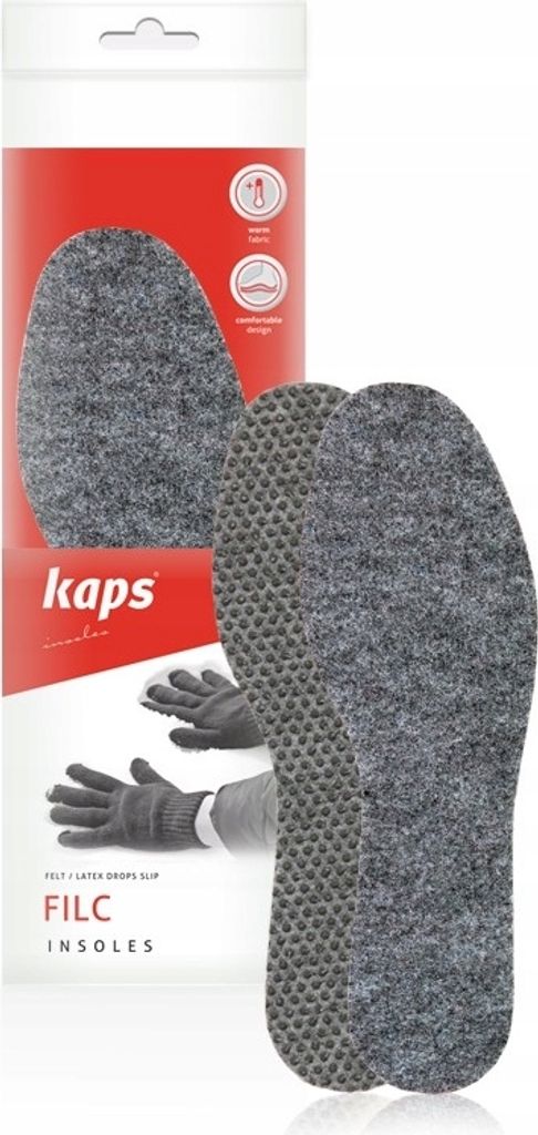 Kaps Filz-Schuhwärmer-Einlagen Filc Einlegesohlen - Größe Produktbild 