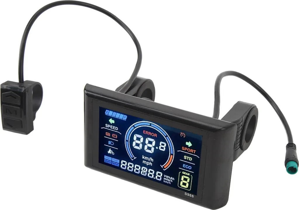 Remplacement Écran LCD S966 pour Vélo Électrique - Montage Facile - 3