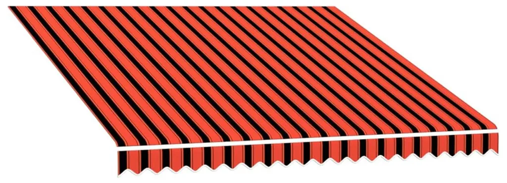 Tissu de remplacement pour store banne bicolore résistant 300x250cm