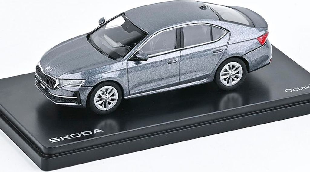 Skoda Octavia IV FL (2024) szary grafit metalik - ABREX Zdjęcie produktu 