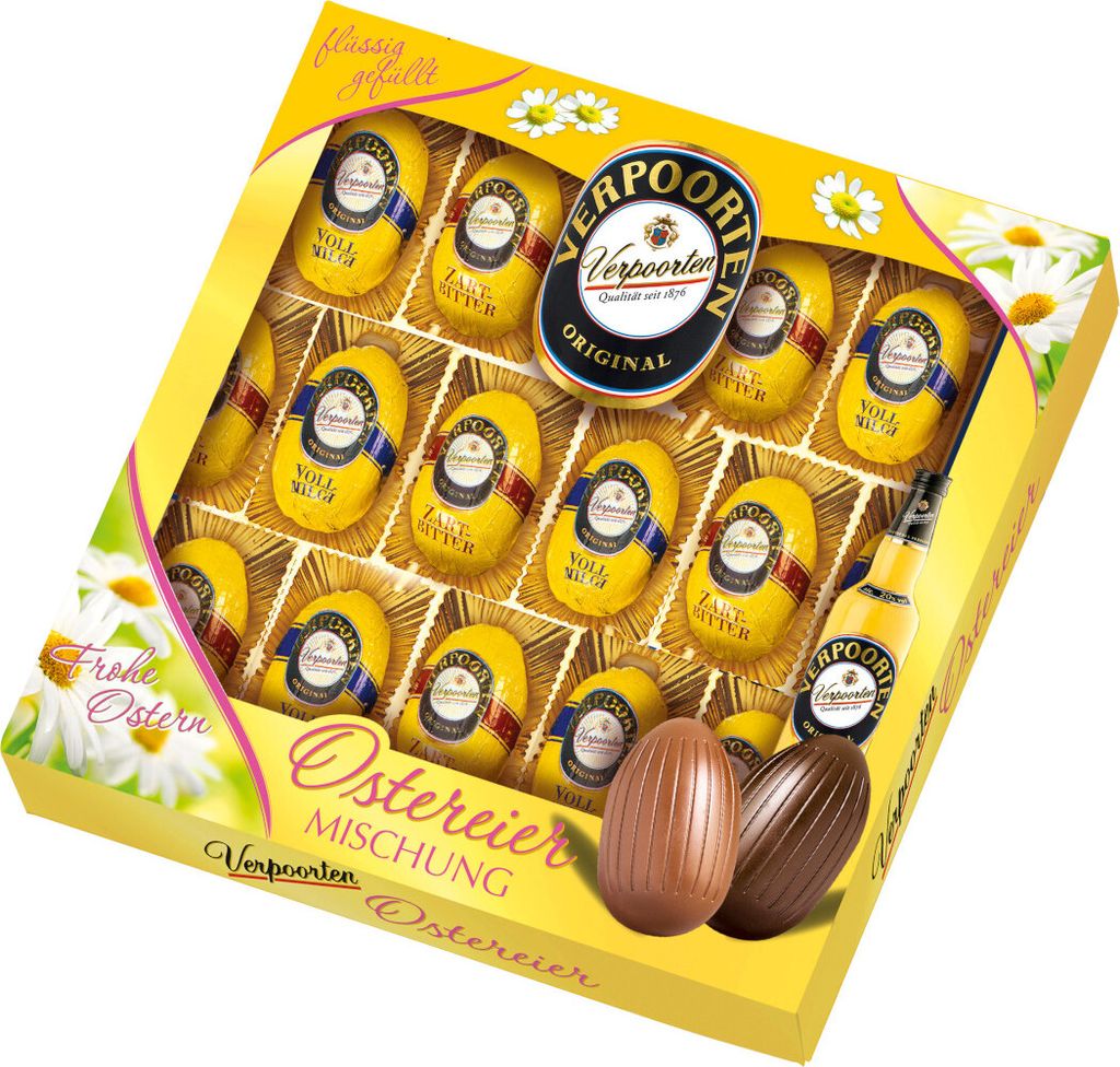 Verpoorten Eierlikör Pralinen Ostereier Mischung Packung Produktbild 