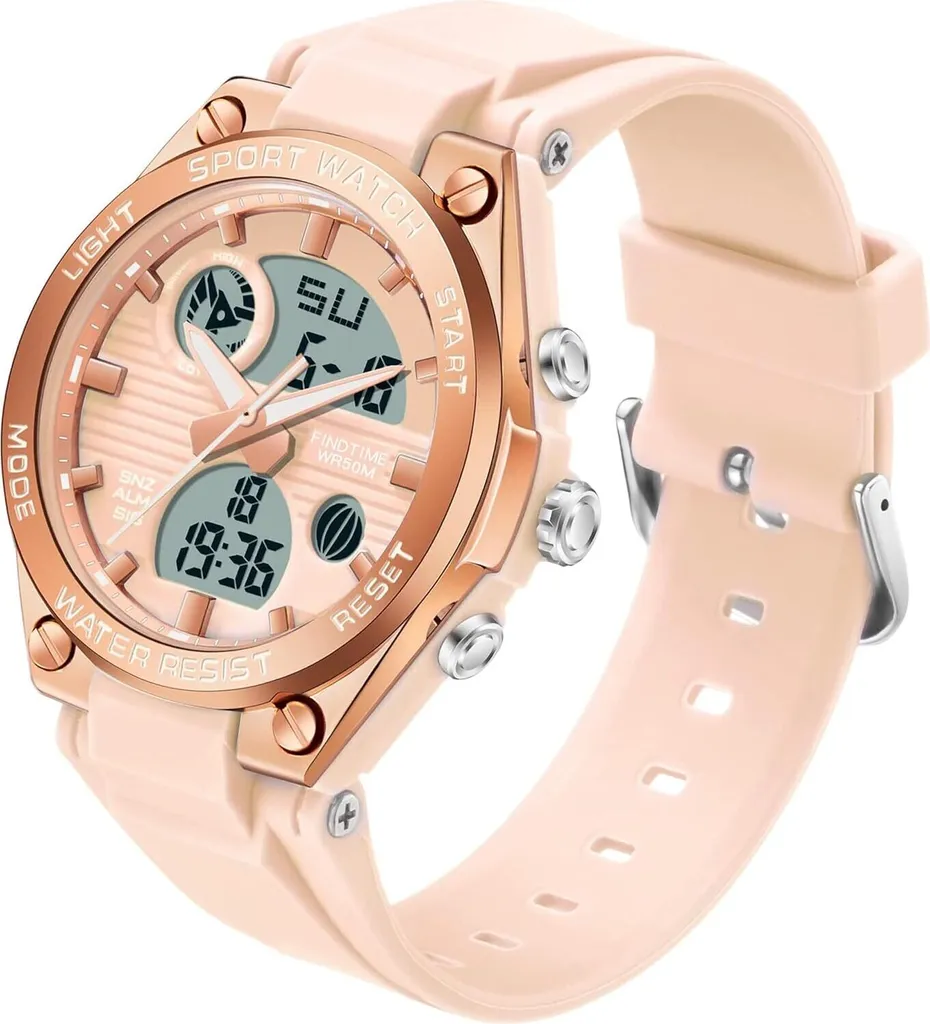 Orologio Digitale Minimalista Silicone per Donna - 5 ATM LED