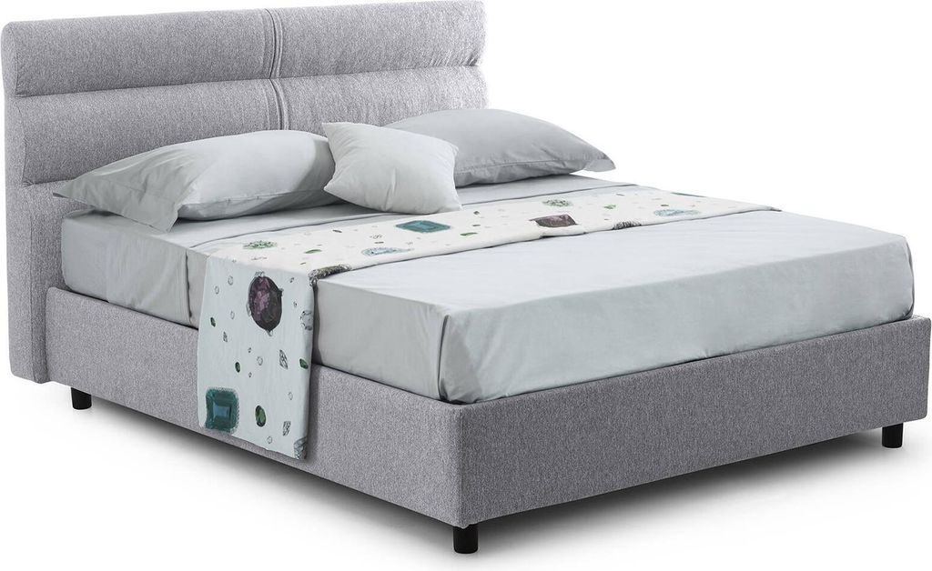 Briaglia - Doppelbett, Grau, Abnehmbar Italy