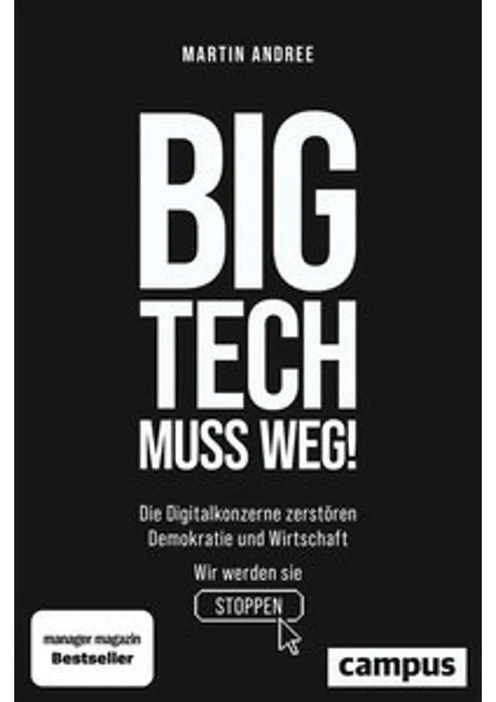 T-shirt Big Tech Muss Weg anti-GAFAM - Sortez du moule avec ce haut engagé